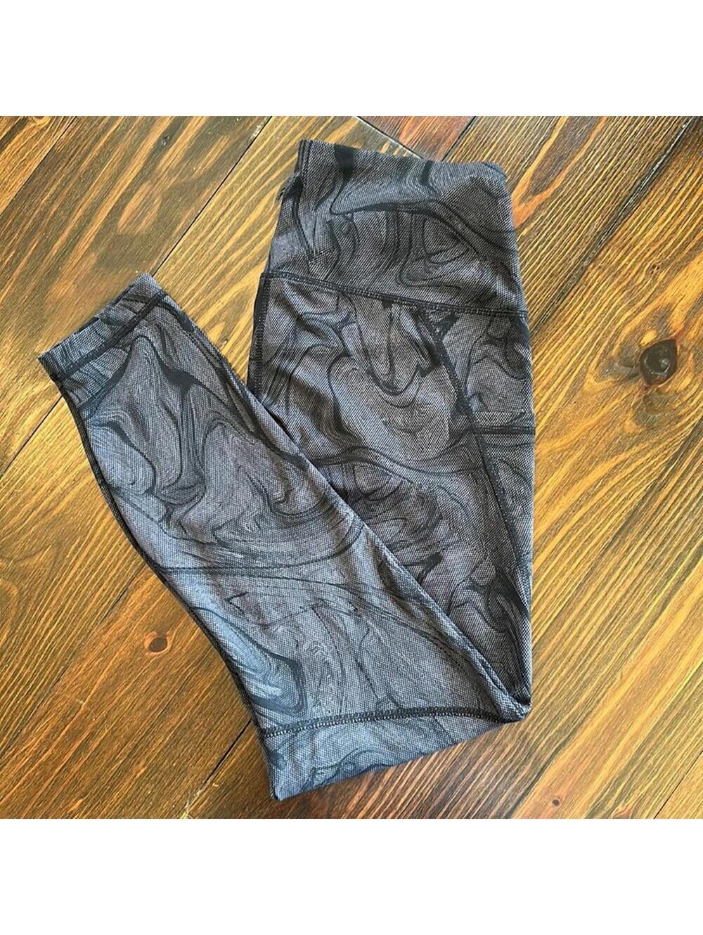 Active Life | Women's Black & Gray Legging Capris | Size Medium | 0744